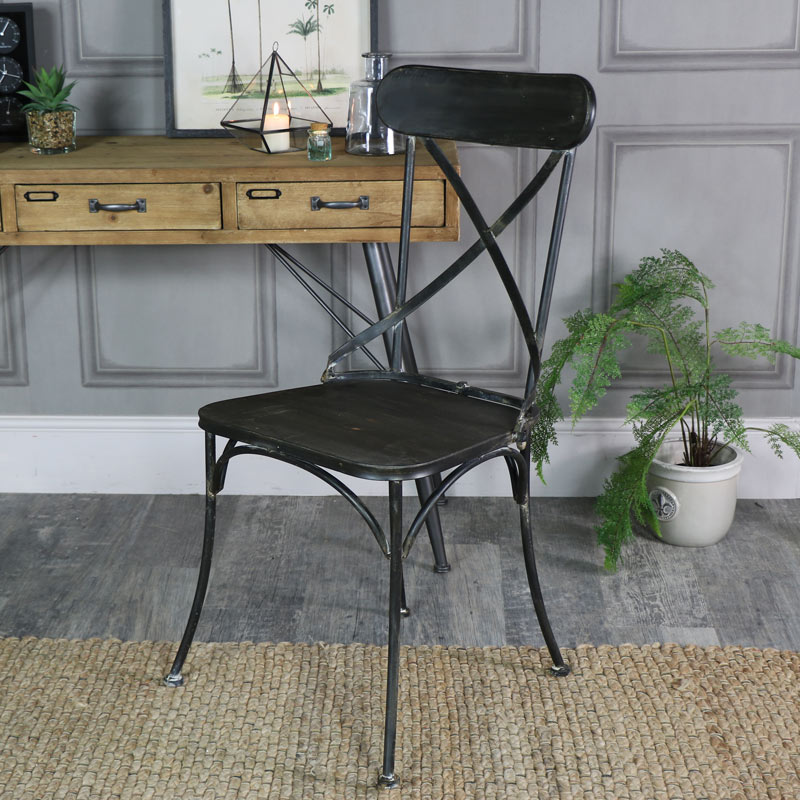 Industrial Style Metal Chair