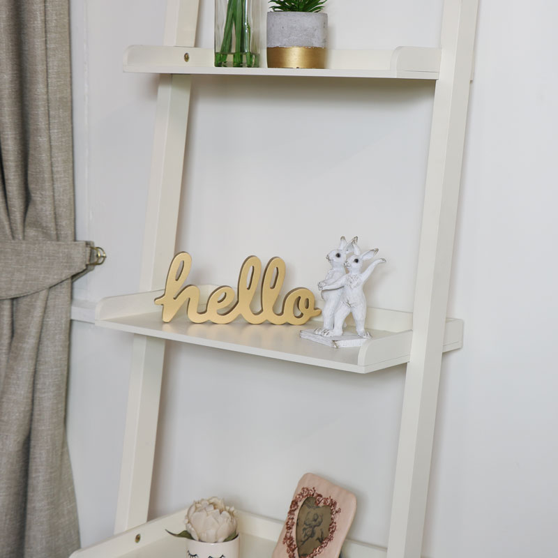 Leaning Ladder Shelves Bookcase