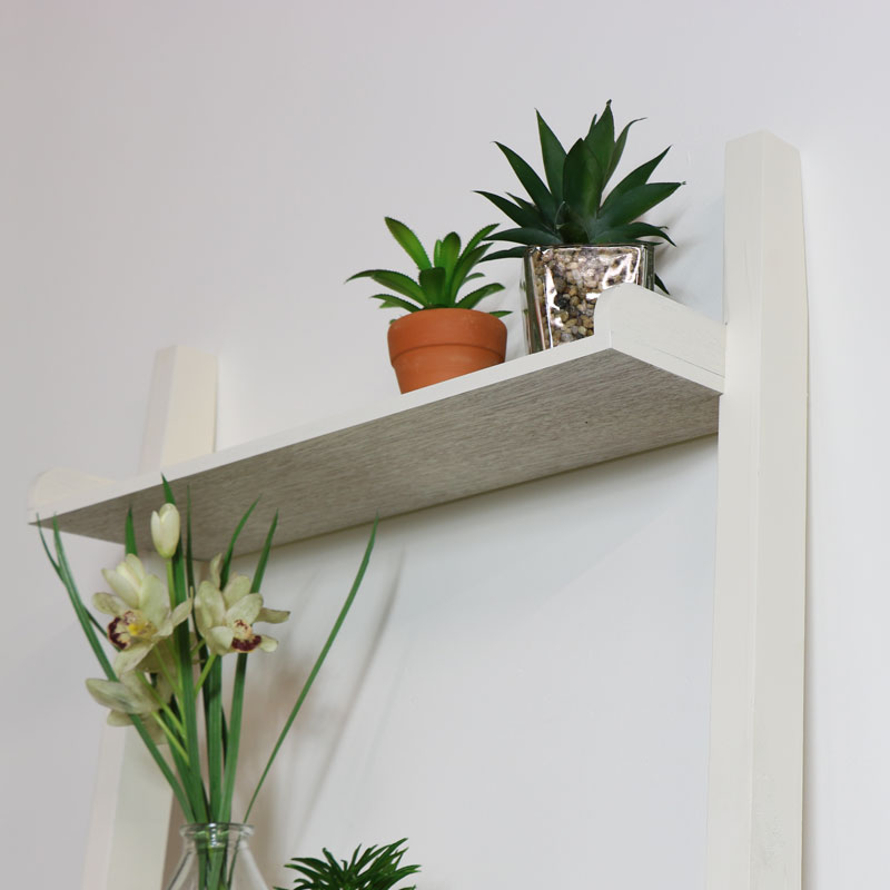 Ivory clearance ladder shelf