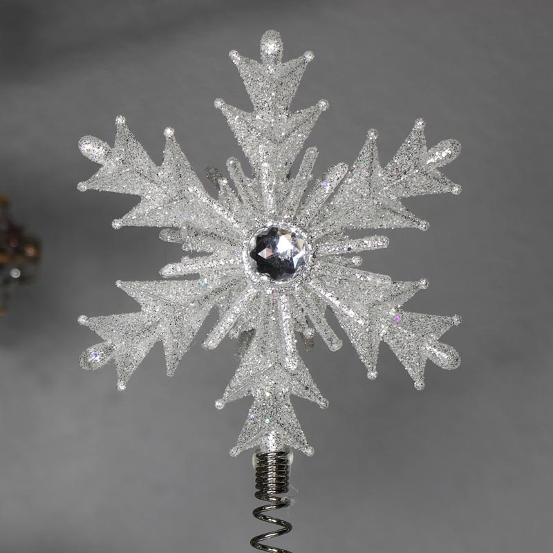 Melody Maison Jewelled Snowflake Tree Topper 