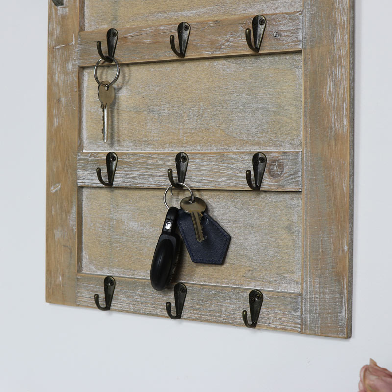 Key Rack with Shelf