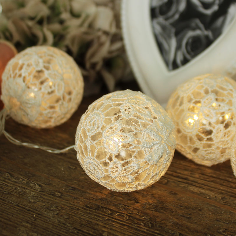Lace Covered LED String Fairy Lights