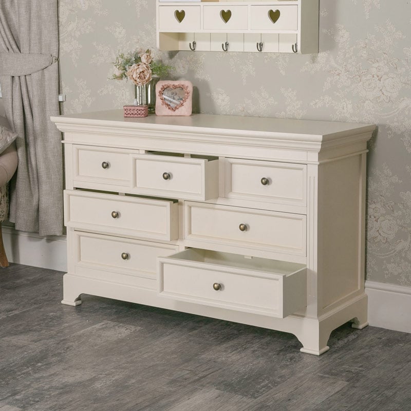 Large Cream Chest Of Drawers Daventry Cream Range Melody Maison