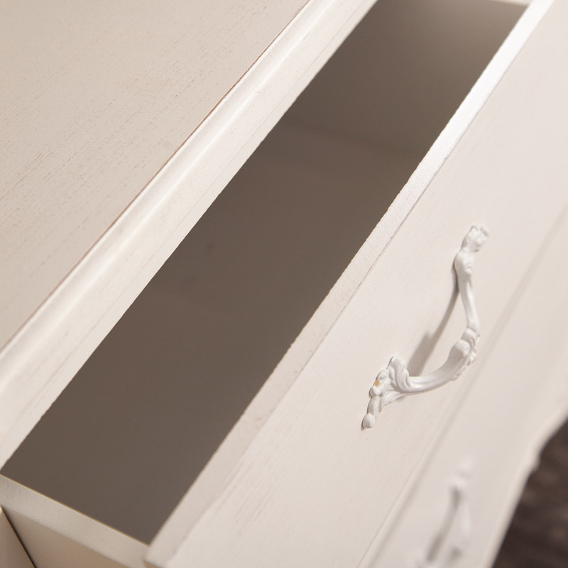 Large White Chest of Drawers - Jolie Range