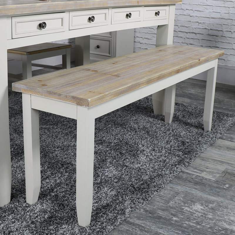 Large Grey 8 Drawer Dining Table - Cotswold Range