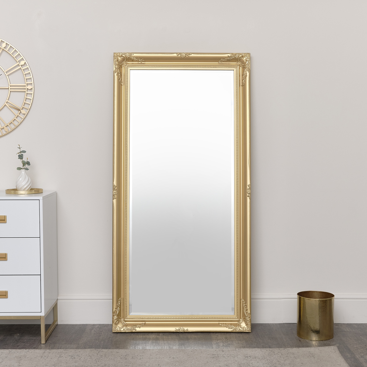 Oversized Gold Floor Length Mirror Mirror Ideas