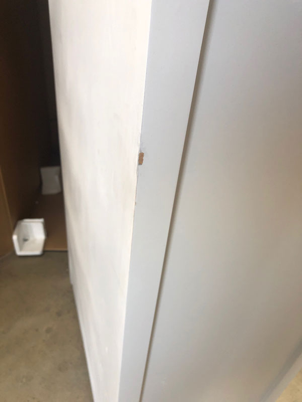 Large Grey Linen Closet / Low Wardrobe - Daventry Dove-Grey Range DAMAGED SECONDS ITEM 2019