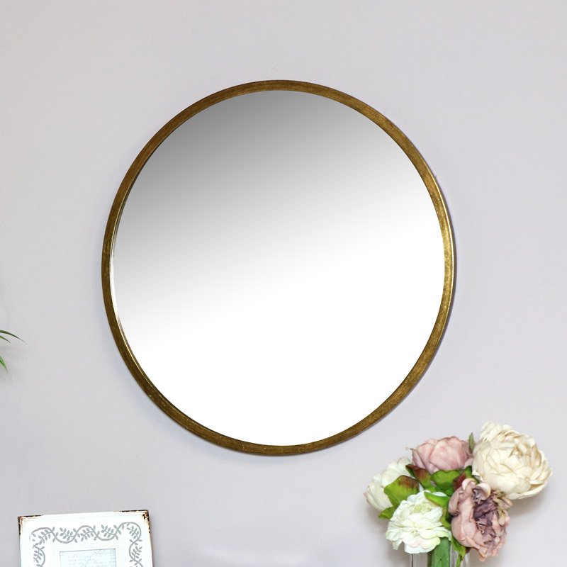 large round mirror