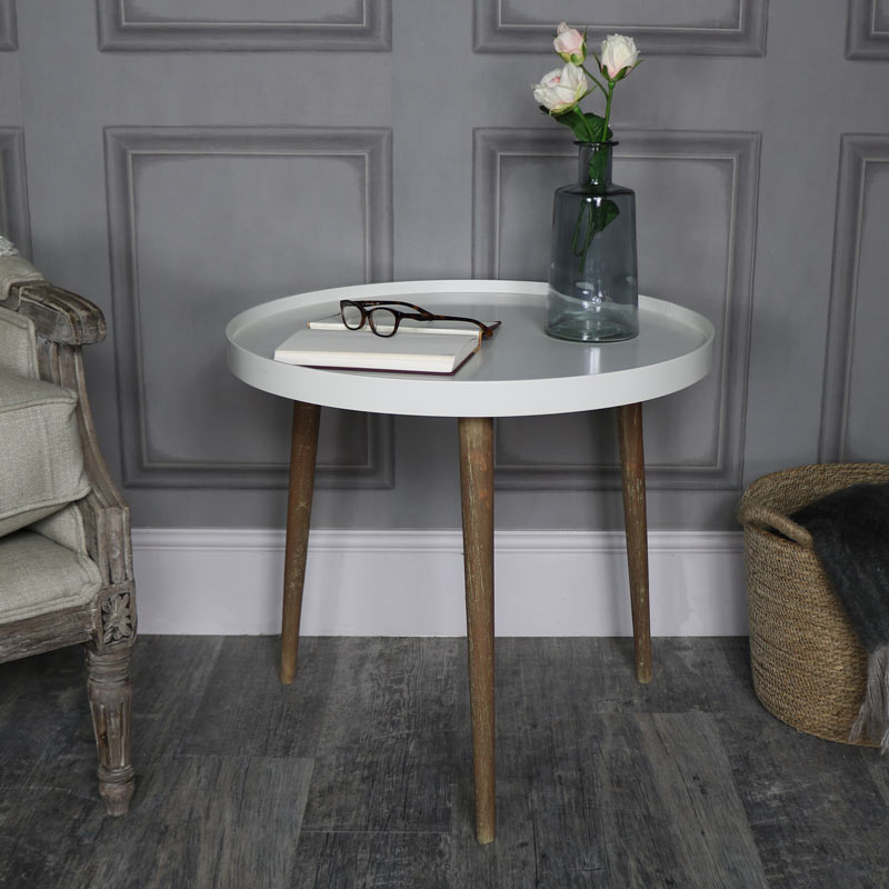 Ivory accent table deals