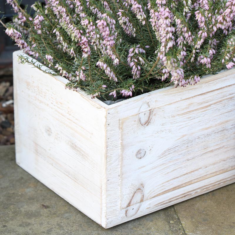 Large Rustic Crate Flower Garden Planter