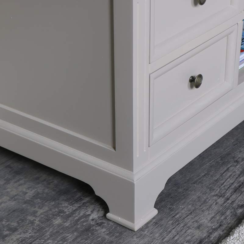 Large Grey TV/Media Cabinet – Daventry Taupe-Grey Range DAMAGED SECOND 3546