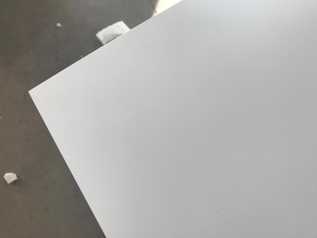 Large White 7 Drawer Chest of Drawers - Daventry White Range DAMAGED SECOND ITEM 2036