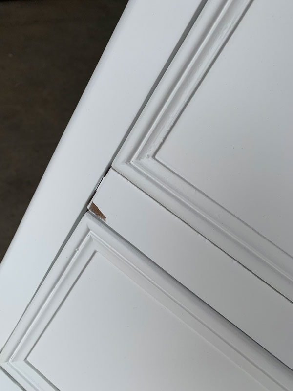 Large White Chest of Drawers - Victoria Range DAMAGED SECONDS 2018