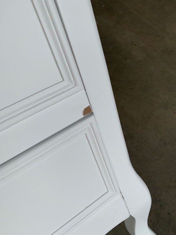 Large White Chest of Drawers - Victoria Range DAMAGED SECONDS 2018