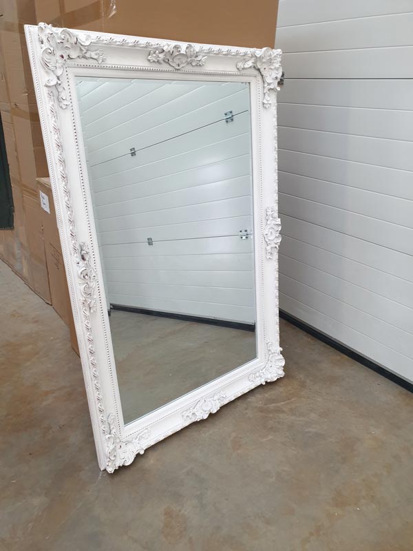 Large White Wall / Leaner Mirror 100cm x 150cm EX-SHOWROOM SECOND 2061