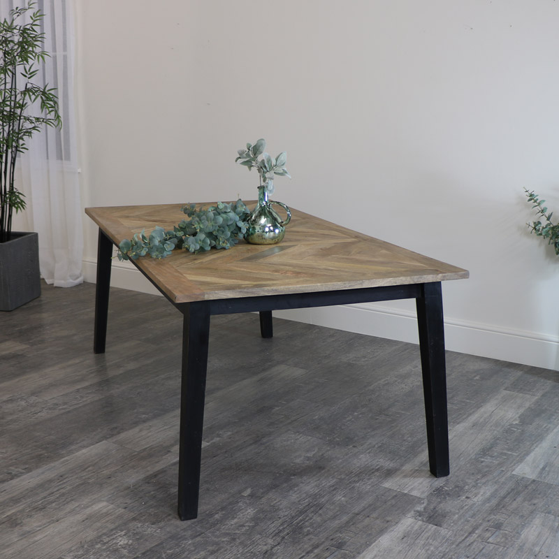 Large Wooden Nordic Dining Table 