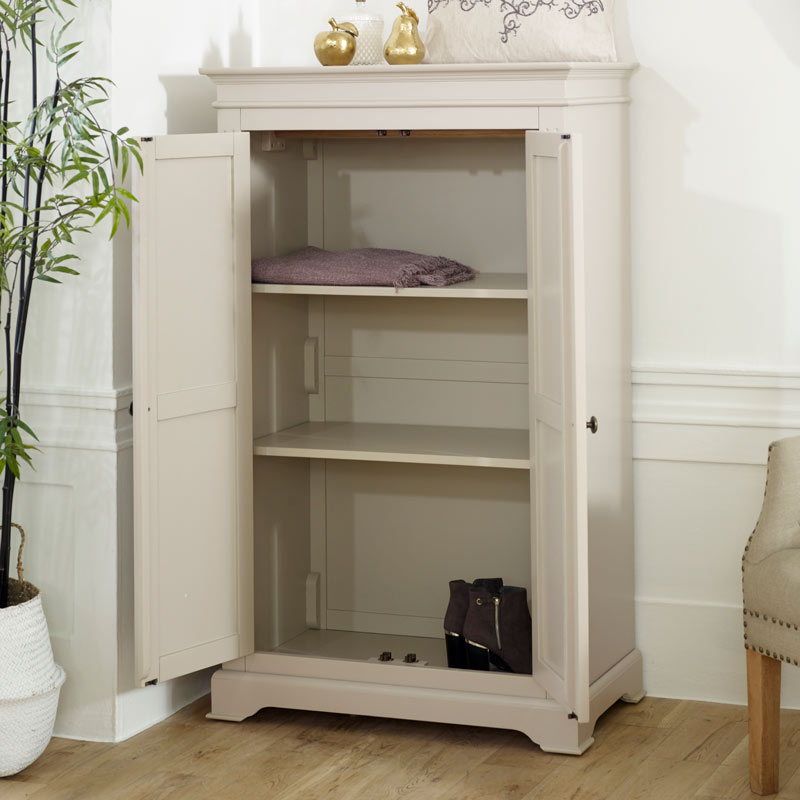 Linen Closet / Small Wardrobe - Davenport Taupe-Grey Range