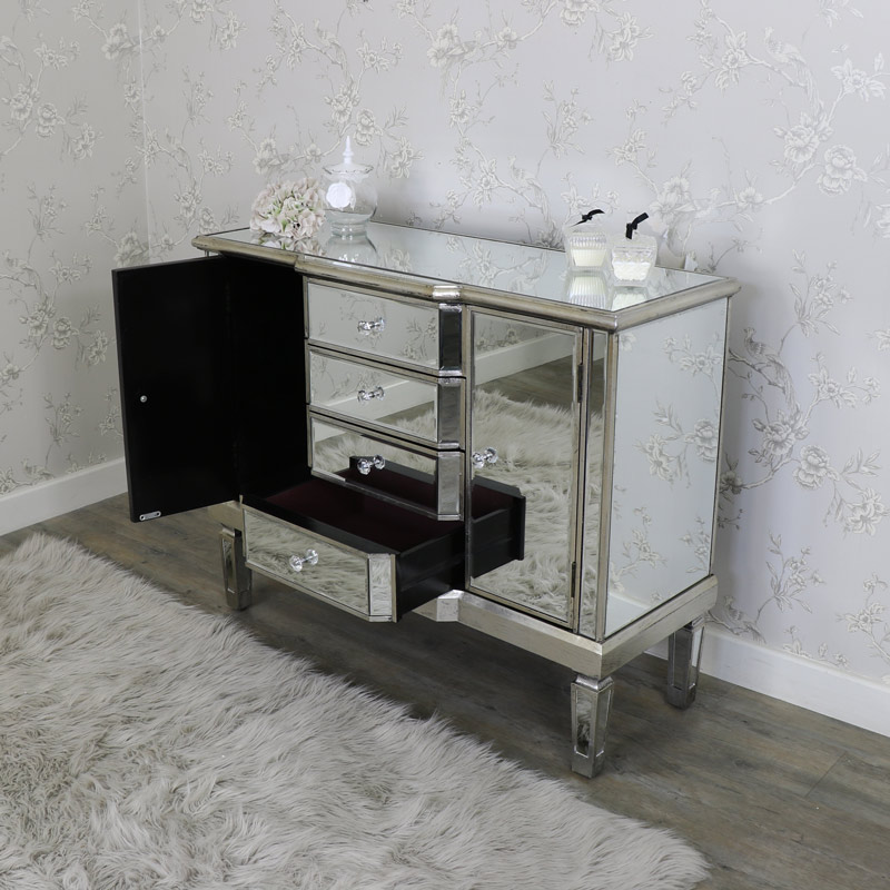 Mirrored Classique Range - Large Sideboard XXX DAMAGED SECONDS ITEM 8980 XXX