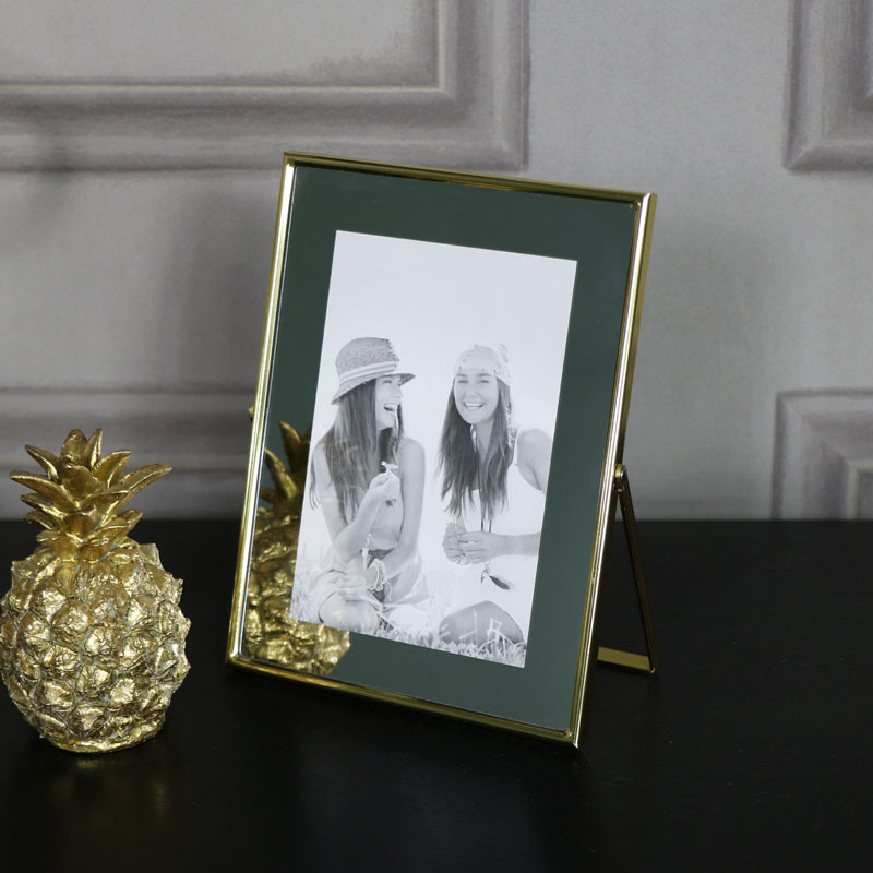 Mirrored Gold Photograph Frame