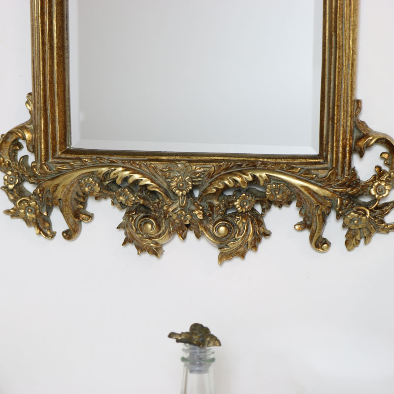 Ornate Gold Wall Mirror