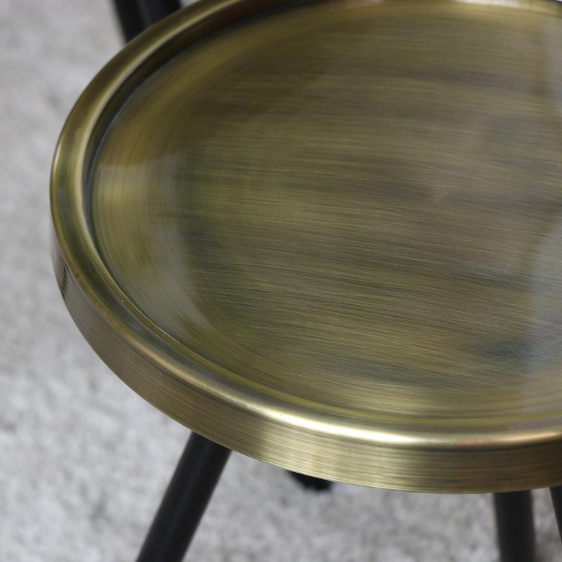 Pair Of Black Gold Round Side Tables - Small Round Black Side Table Uk Pair Of Black Gold Round Side Tables - Small Round Black Side Table Uk