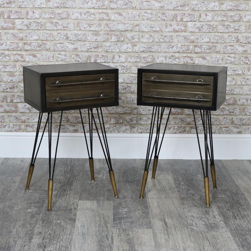 Metal Bedside Tables Uk