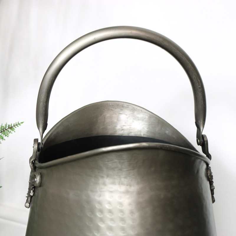 Pewter Coal Bucket