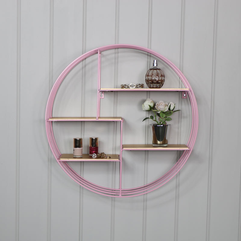 Pink Gold Wire Metal Wall Shelf Melody Maison - Rose Gold Bathroom Wall Shelf Pink Gold Wire Metal Wall Shelf Melody Maison - Rose Gold Bathroom Wall Shelf
