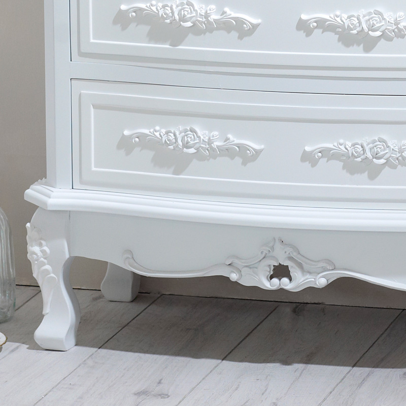 Rose Range - Cream 4 Drawer Chest