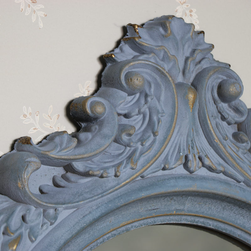 Rustic Baroque Style Wall Mirror