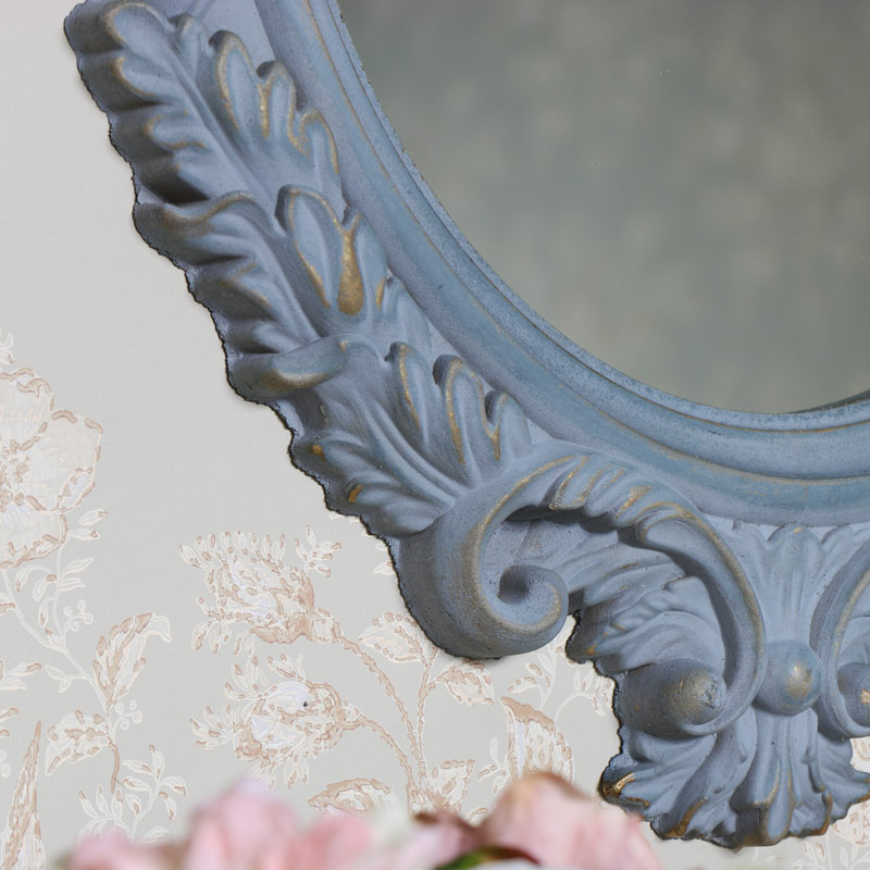 Rustic Baroque Style Wall Mirror