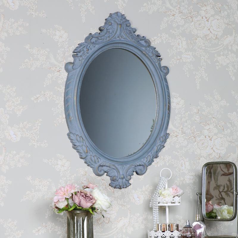 Rustic Baroque Style Wall Mirror