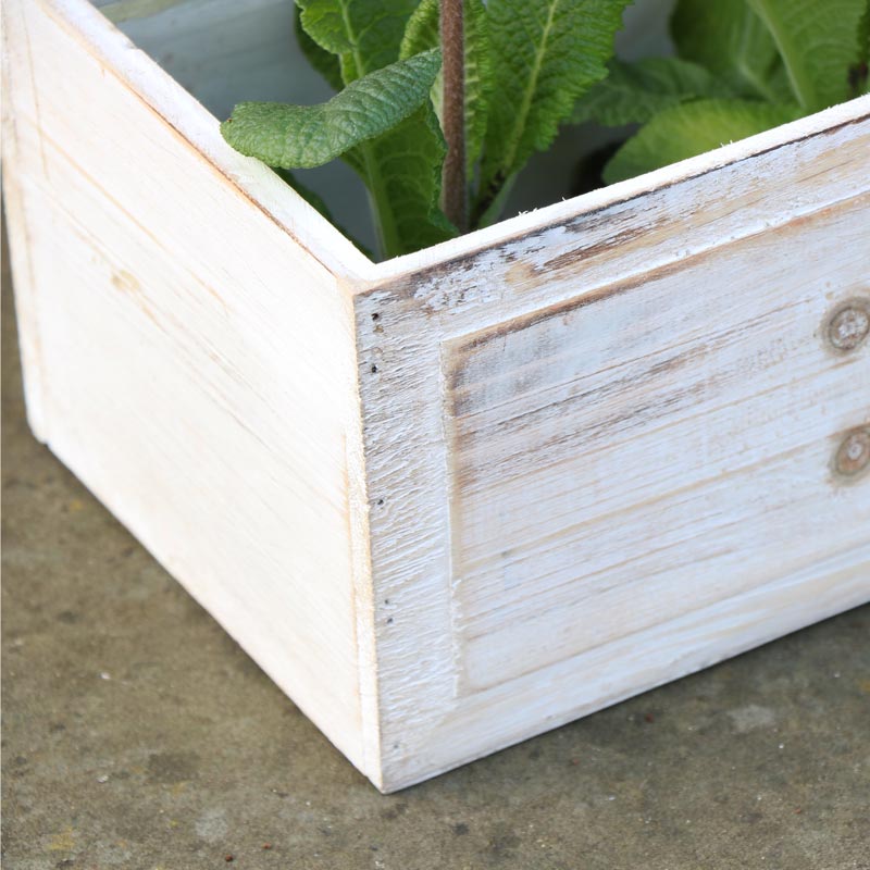 Rustic Crate Flower Garden Planter