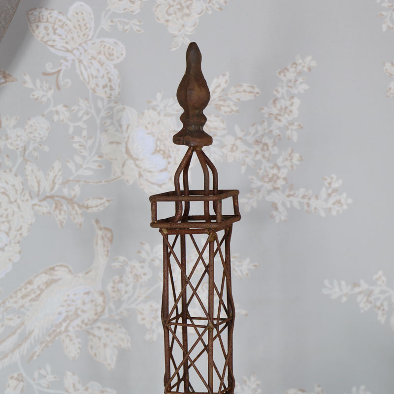 Rustic Eiffel Tower Ornament