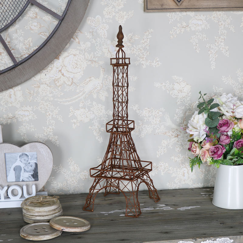 Rustic Eiffel Tower Ornament