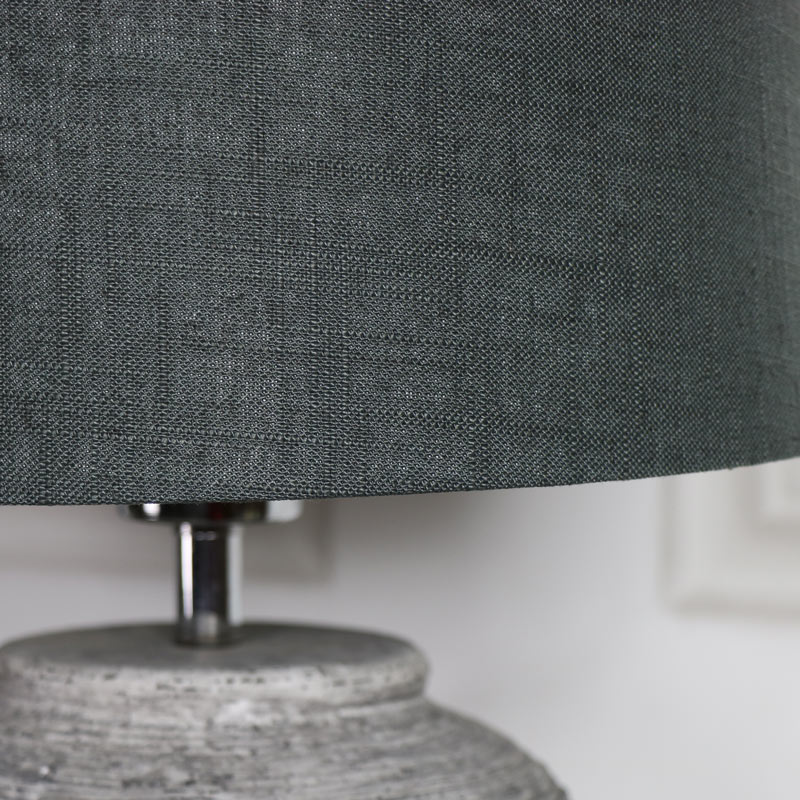 Rustic Grey Stone Round Table Lamp Melody Maison Rustic Grey Stone Round Table Lamp
