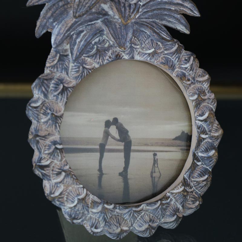 Rustic Pineapple Photograph Frame