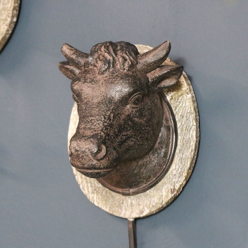 Rustic Wall Hook - Cow