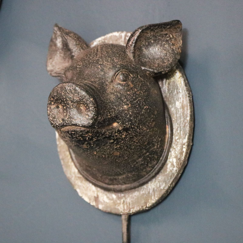 Rustic Wall Hook - Pig