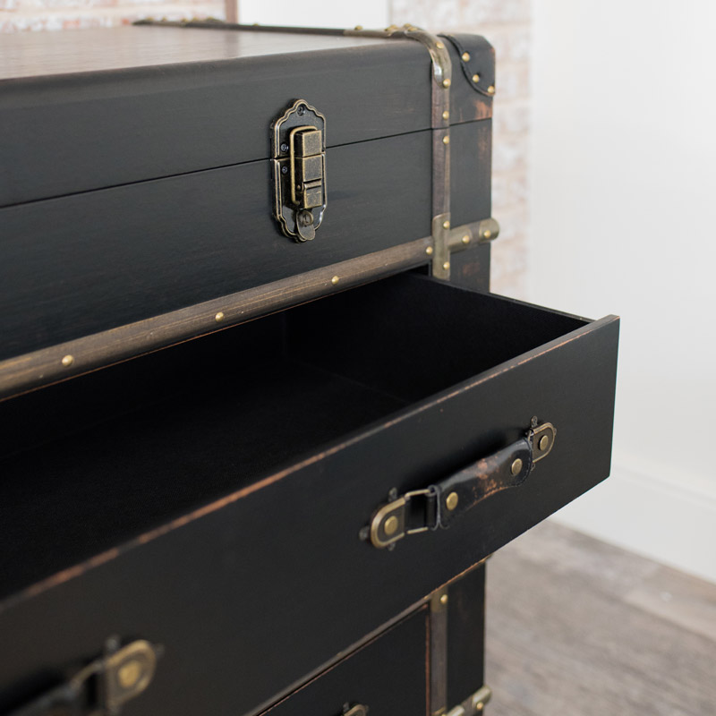 Rustic Wooden Chest of Drawers