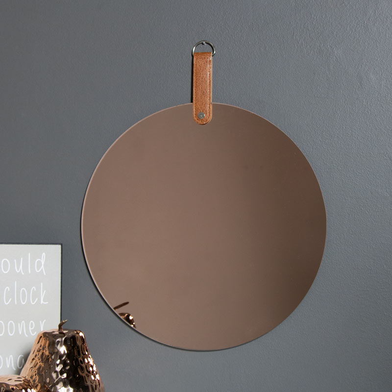 Set of 3 Frameless Circle Wall Mirrors