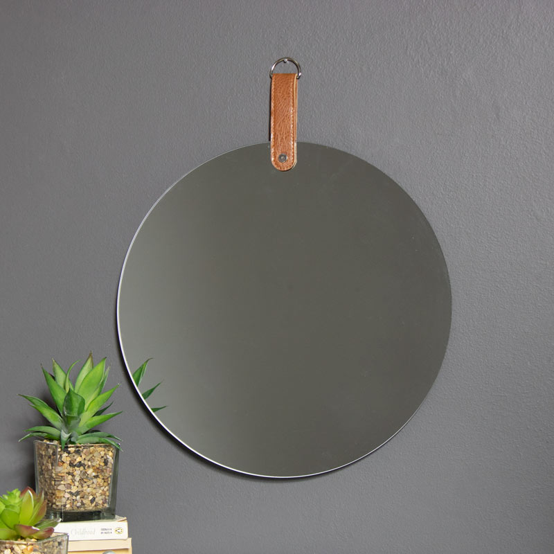 Set of 3 Frameless Circle Wall Mirrors