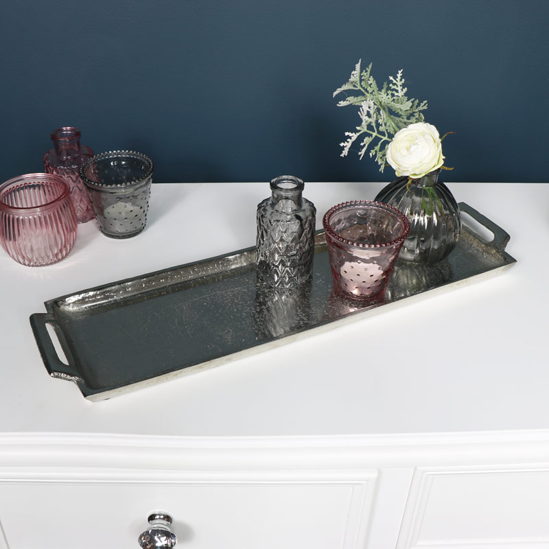 Silver Trinket / Candle Display Tray