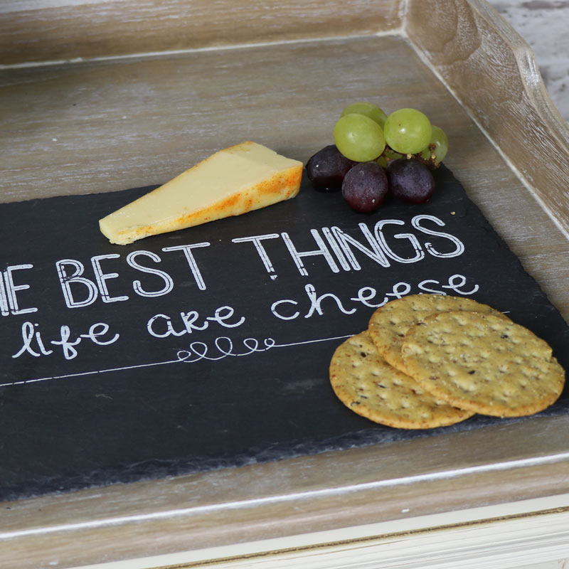 Slate Cheese Board "The Best Things...."