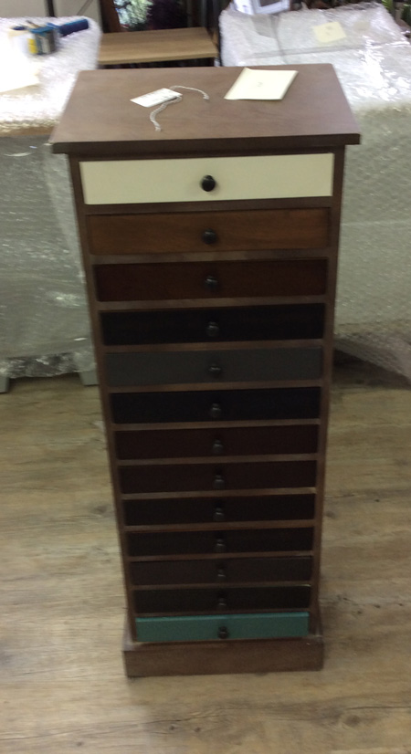 Tall 13 Drawer Chest of Drawers - Loft Living Range DAMAGED SECOND 3333