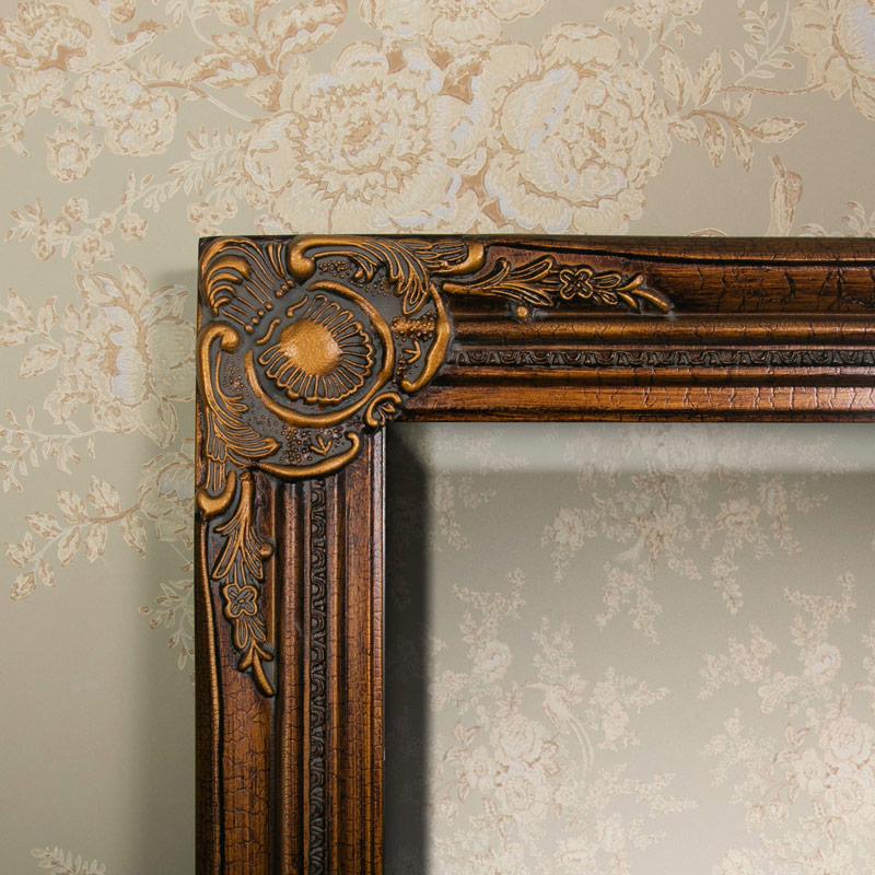 Tall Slim Gold Wall Leaner Mirror Shabby Vintage Chic Ornate Wall Leaner Mirror Shabby Vintage Chic
