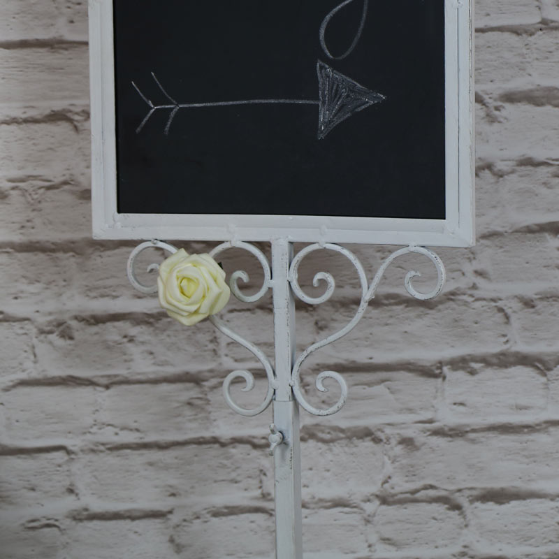 Tall Ornate Freestanding Chalkboard Stand