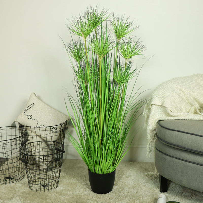 Tall Potted Artificial Water Bamboo Plant