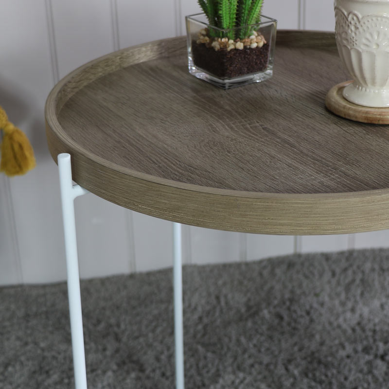 Tall Round Occasional/side Table