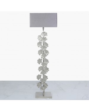 tall silver floor lamps